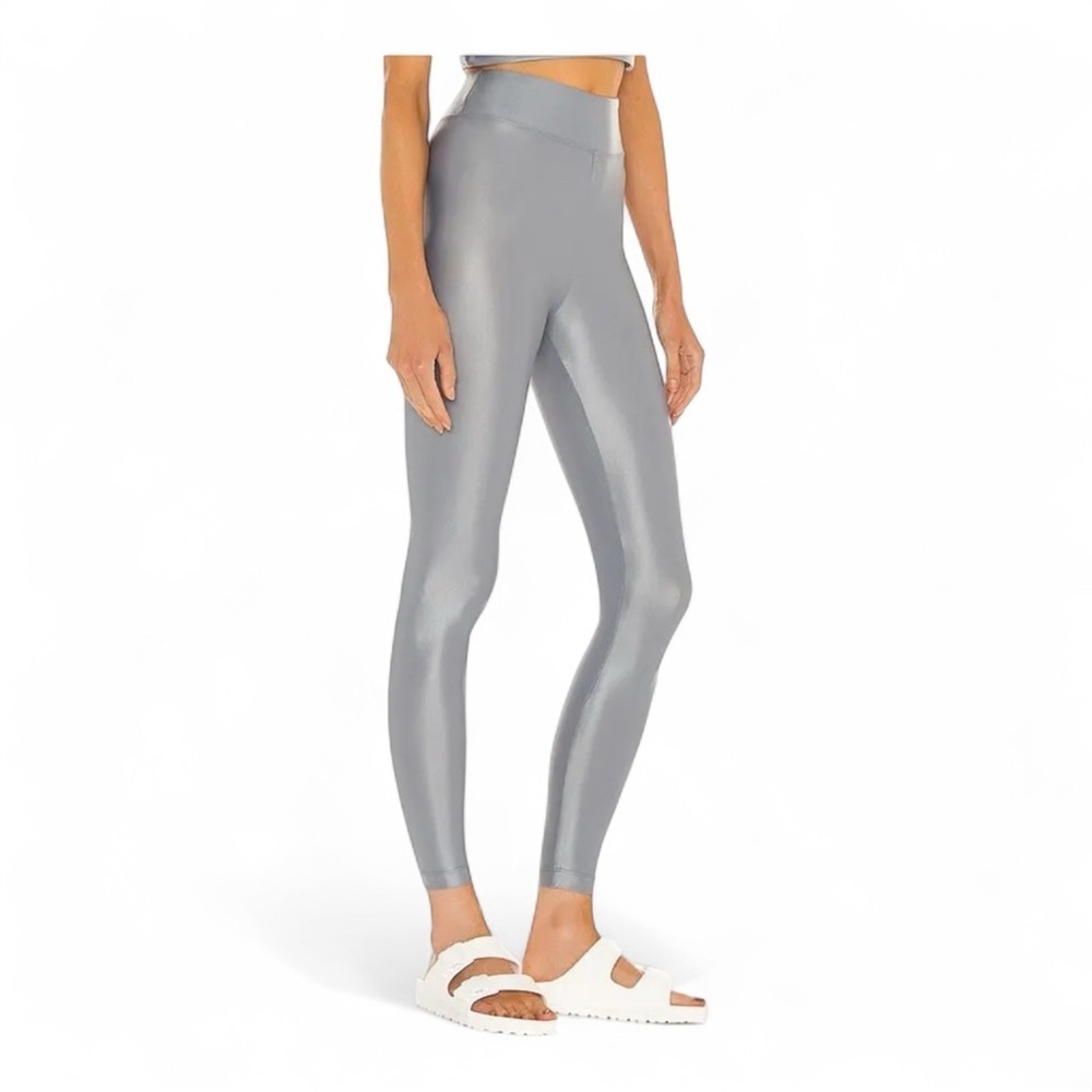 KORAL Lustrous High Rise Legging In Grey - Picture 3 of 8